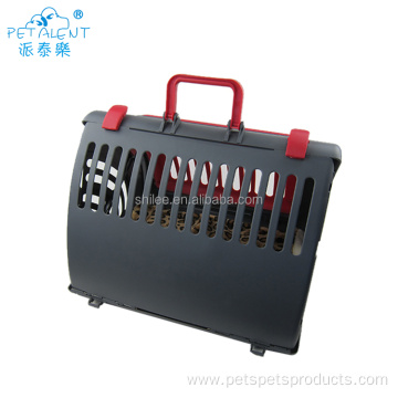 Carrier cage with pet mat for airline travel